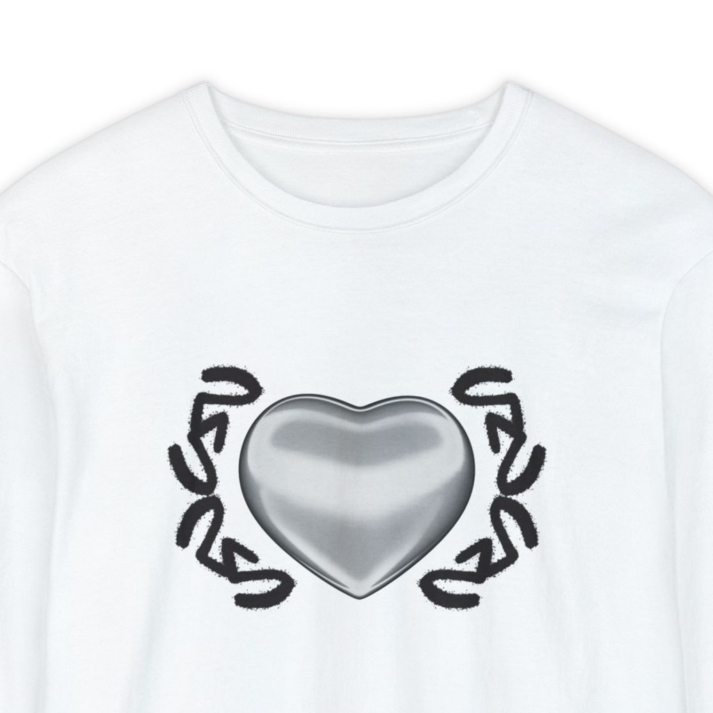GLASS HEART LONG-SLEEVE TEE